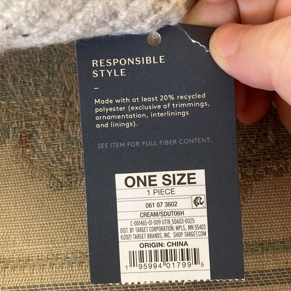 FINAL MARKDOWN Universal thread headband nwt - Picture 2 of 3